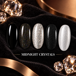 MIDNIGHT CRYSTALS – 5 UV/LED COLORGELE